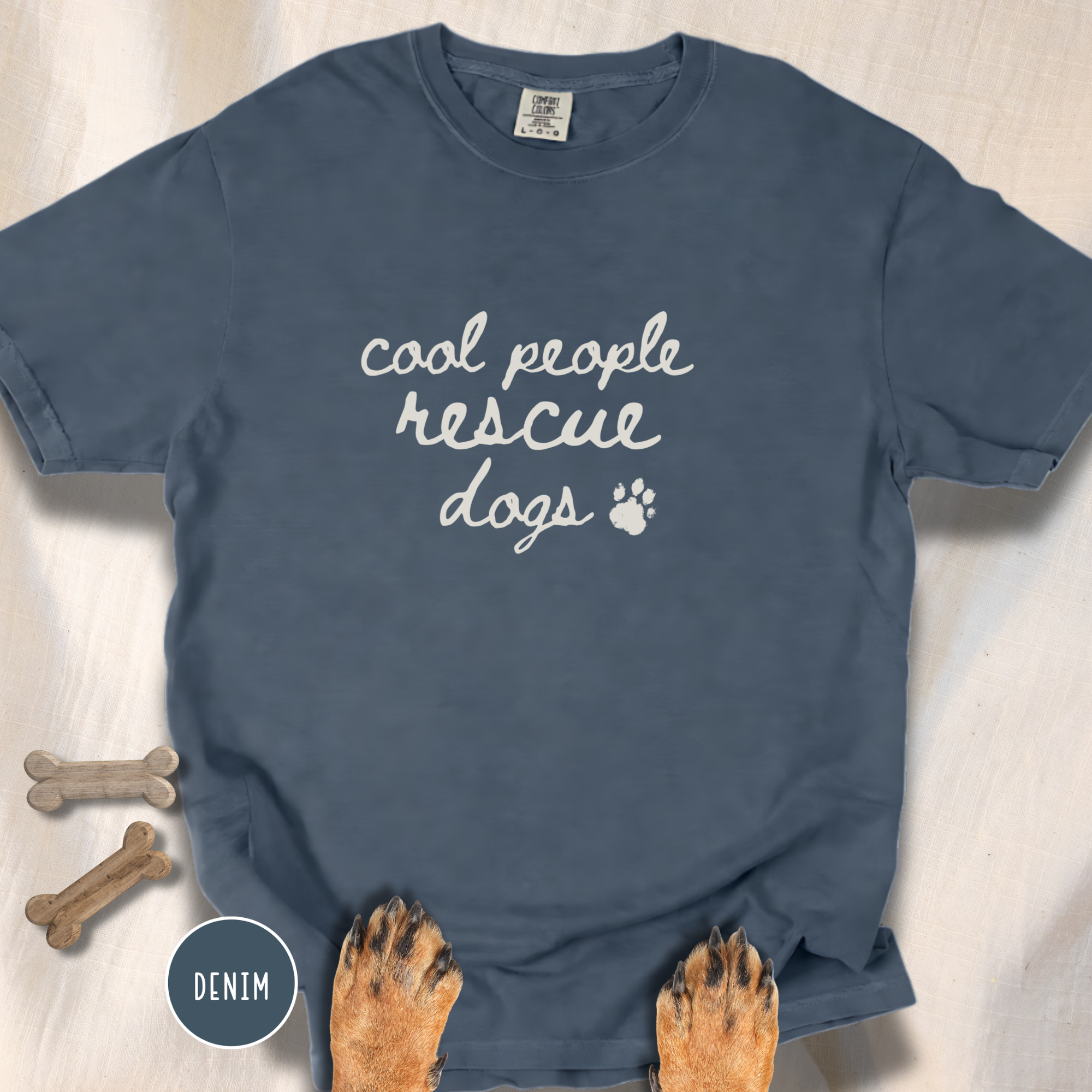 Cool People Rescue Dogs T-shirt