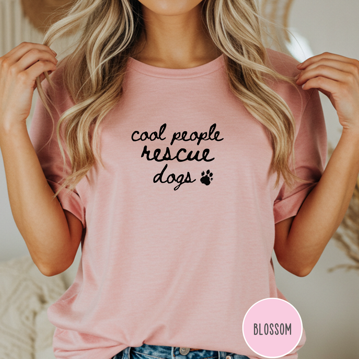 Cool People Rescue Dogs T-shirt