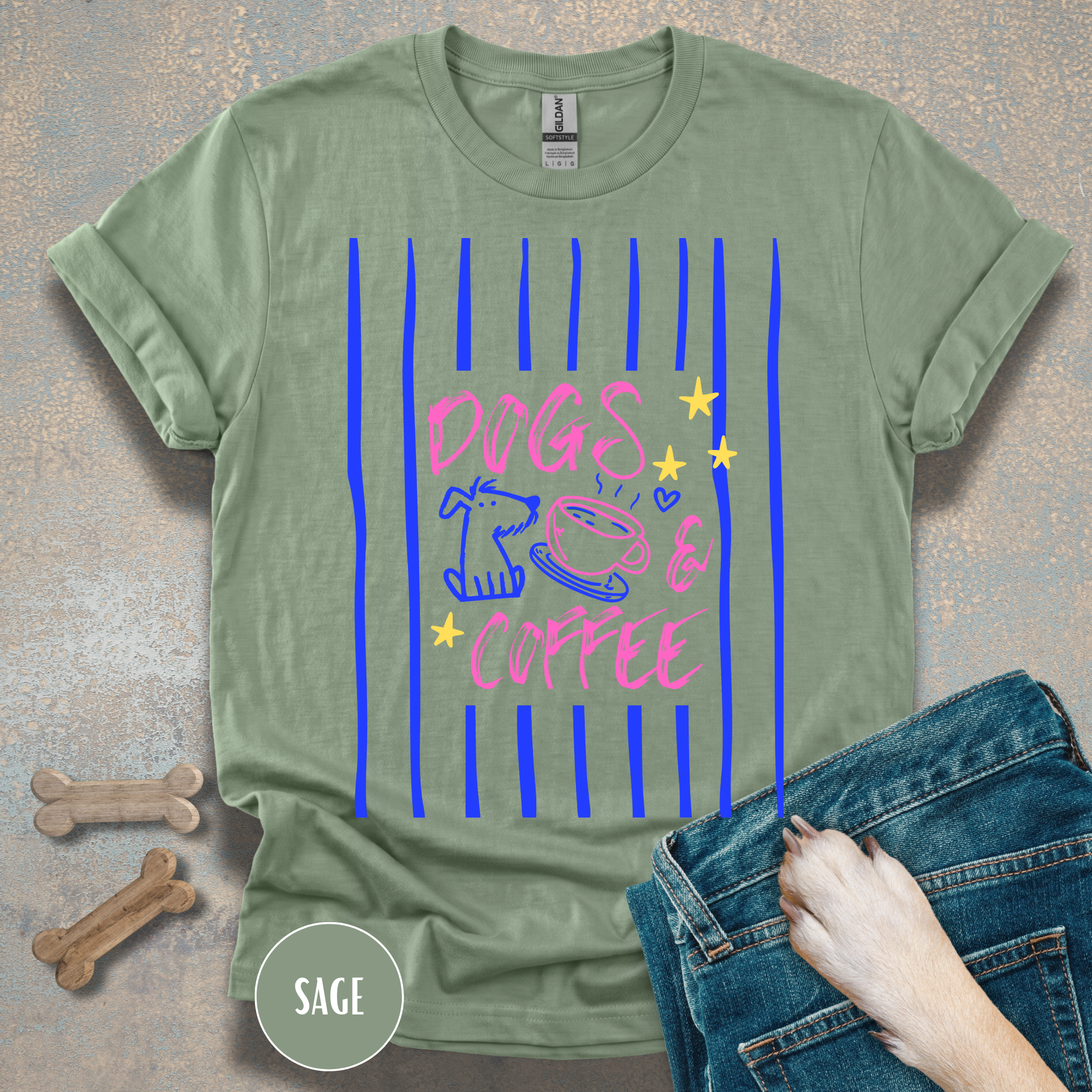 Dogs & Coffee T-Shirt