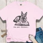 German Shepherd The Plot Thickens T-shirt