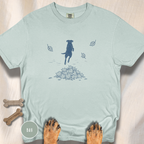 Leaf Pile Dog  T-Shirt