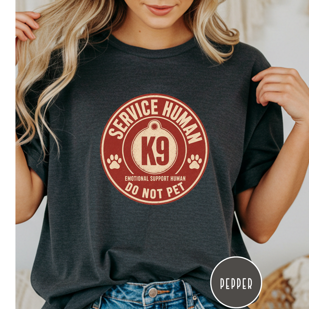 Service Human Do Not Pet  T-shirt