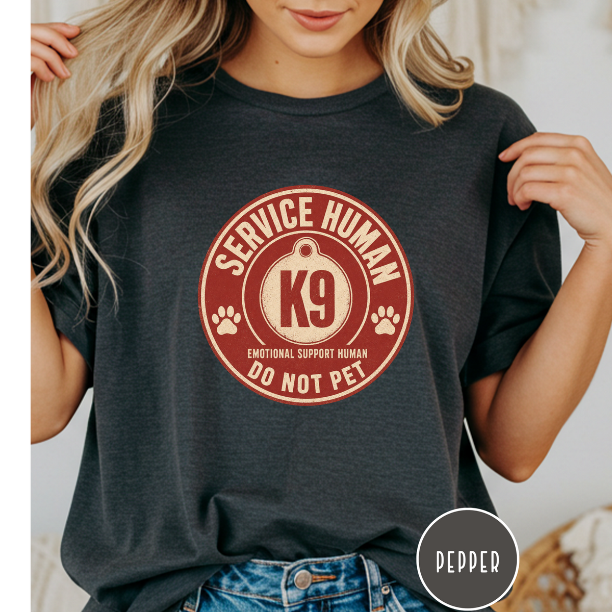 Service Human Do Not Pet  T-shirt