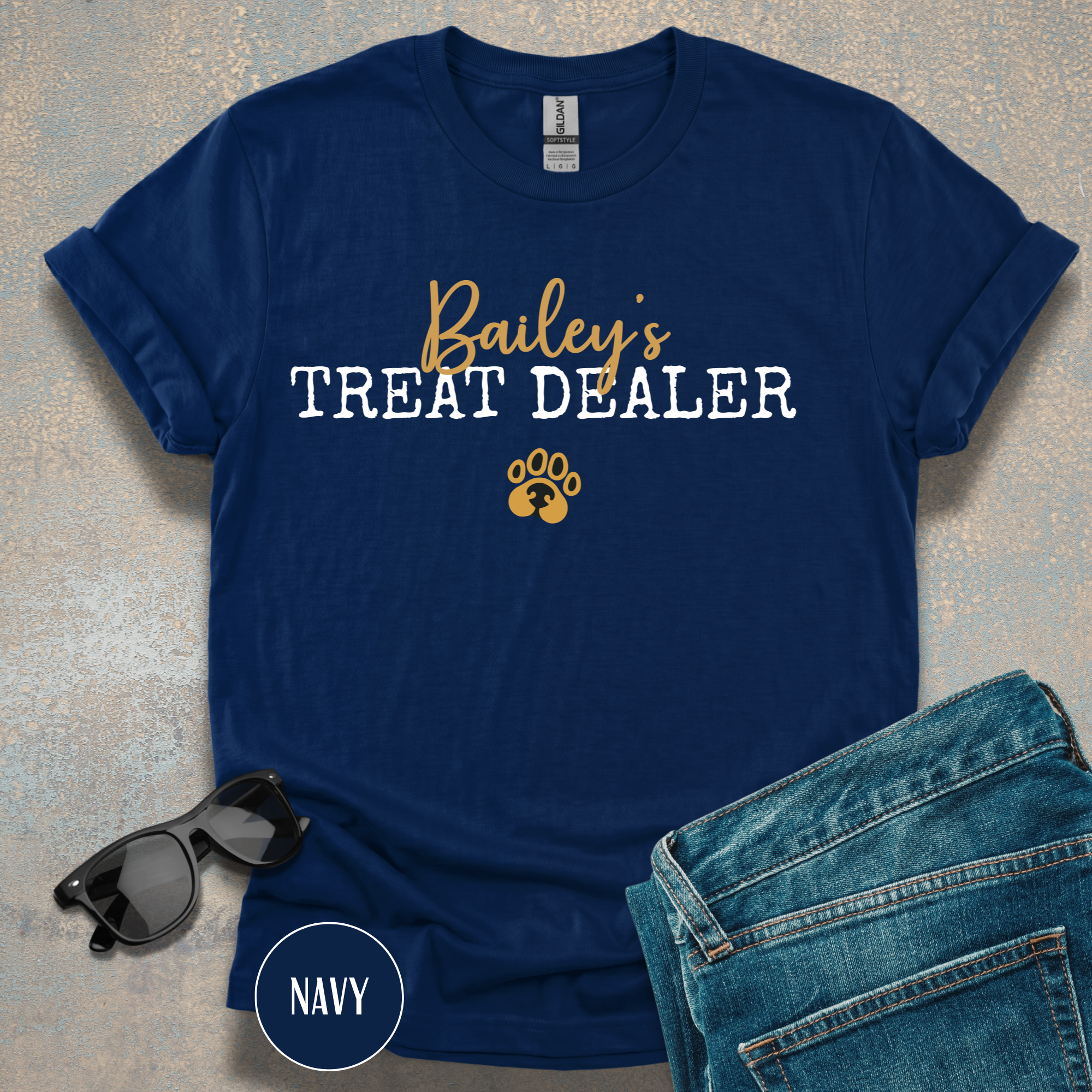Personalized Treat Dealer Dog Lover T-shirt