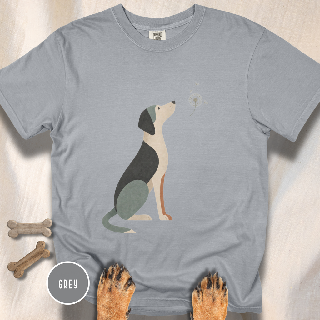 A Dog and a Dandelion T-shirt