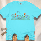 Among the Flowers and the Stars  T-shirt