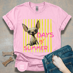 Dog Days of Summer Chihuahua Graphic T-Shirt