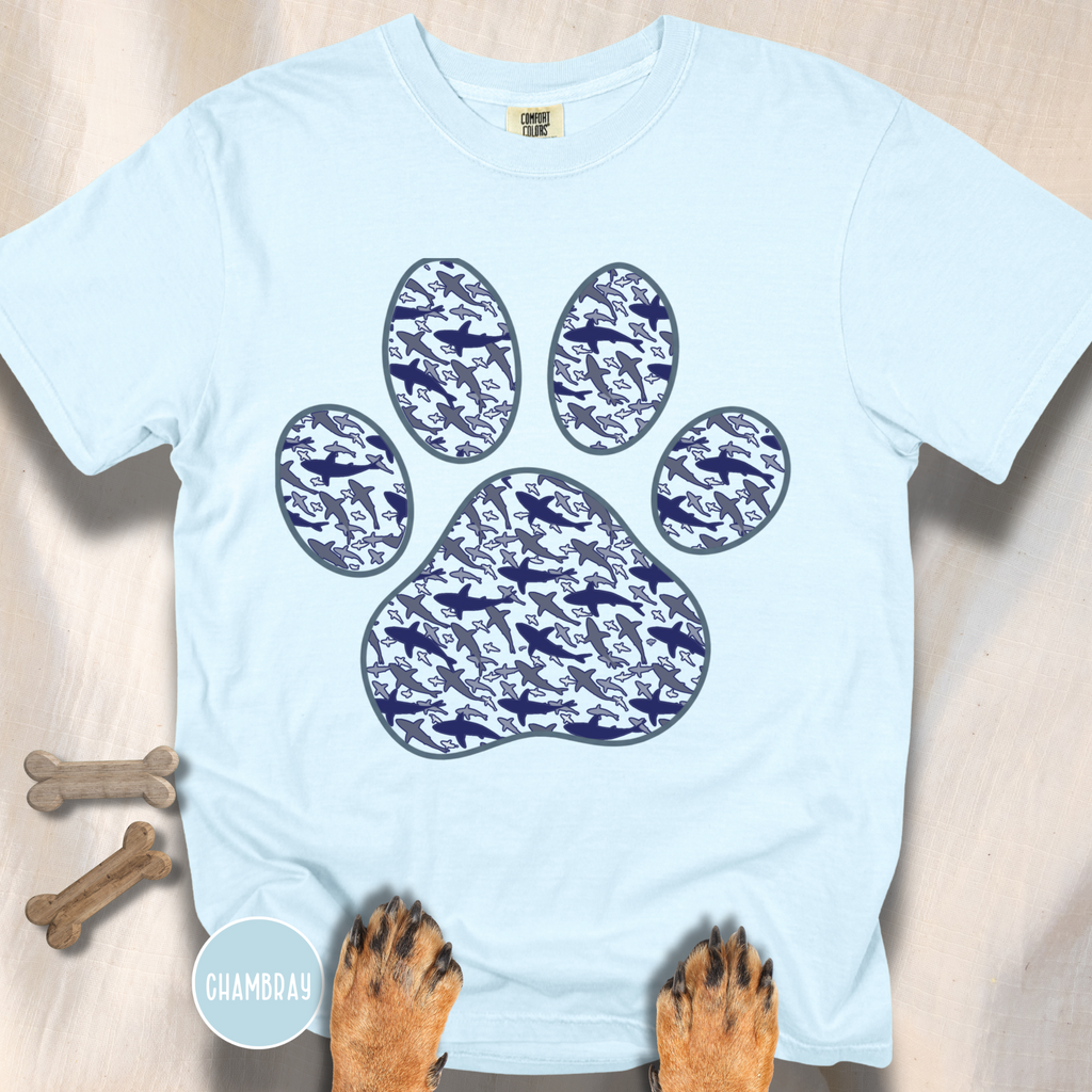 Sharks in the Paw-ter T-shirt