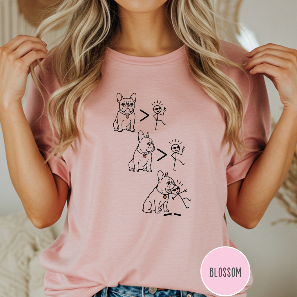 Frenchie > People Nom Nom  T-shirt