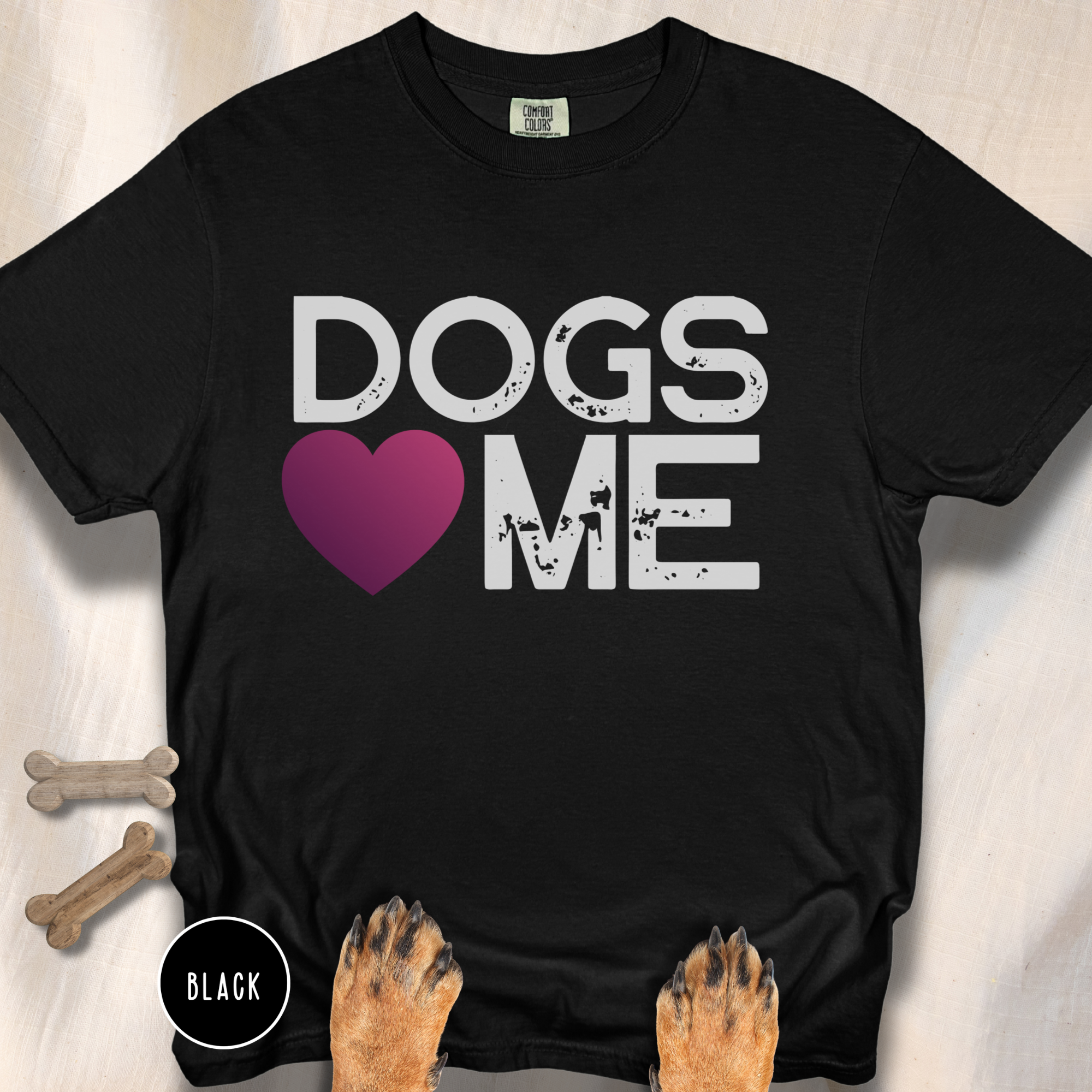 Dogs Love Me Statement T-shirt