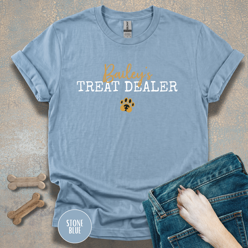 Personalized Treat Dealer Dog Lover T-shirt