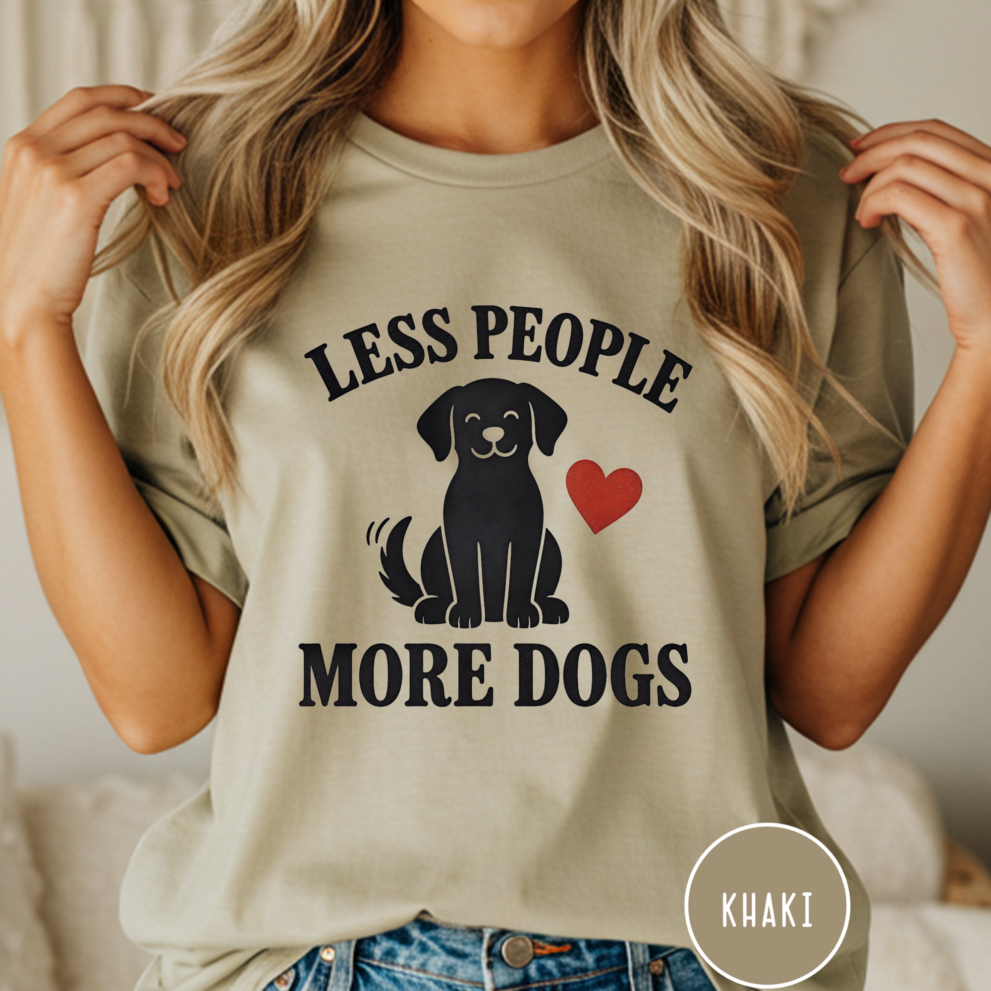 Less People More Dogs T-shirt