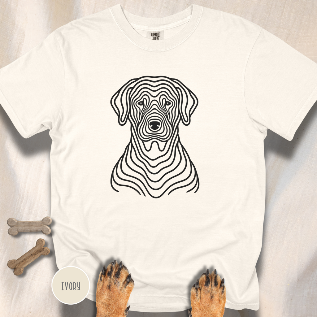 'Sup Pup Optical Art T-shirt