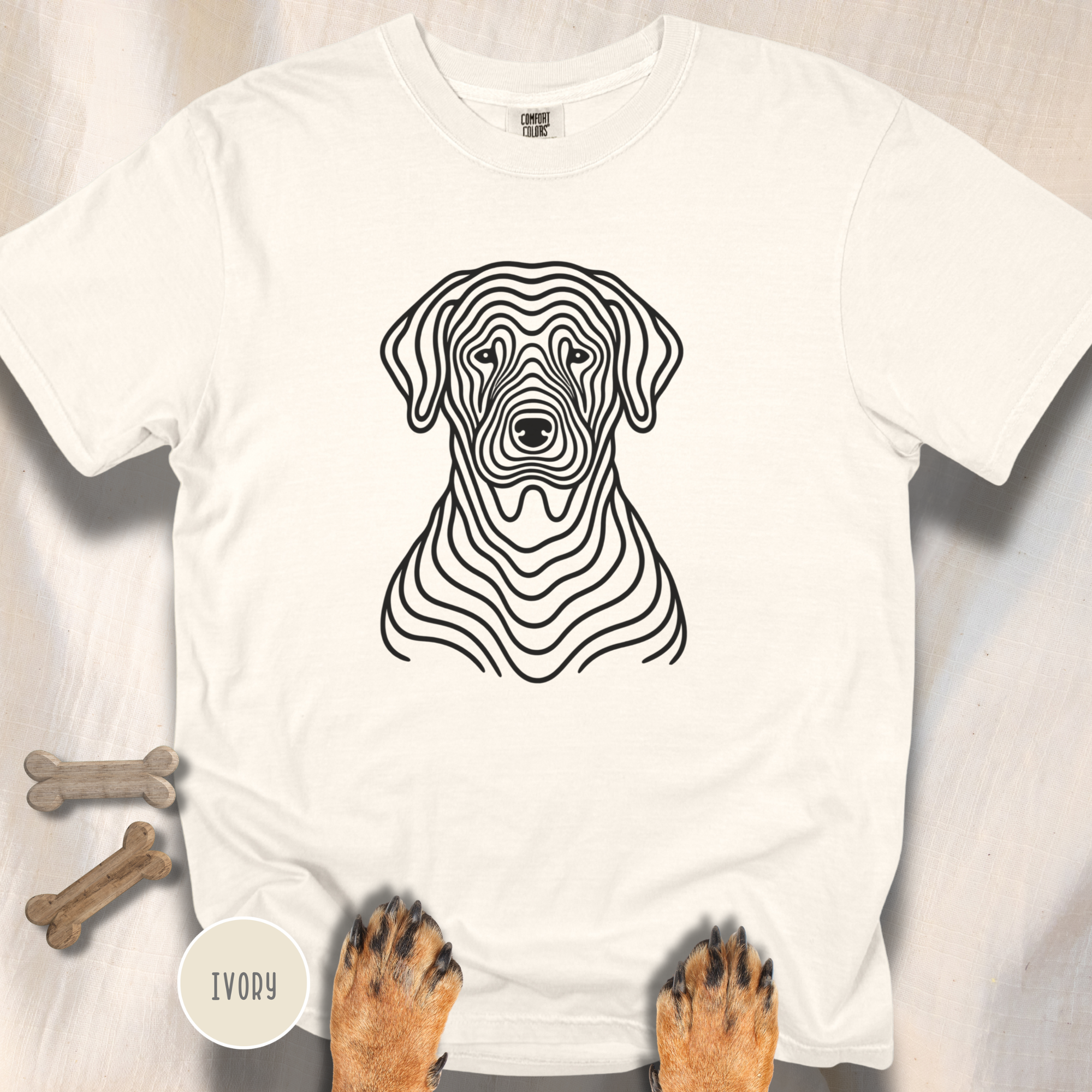 'Sup Pup Optical Art T-shirt
