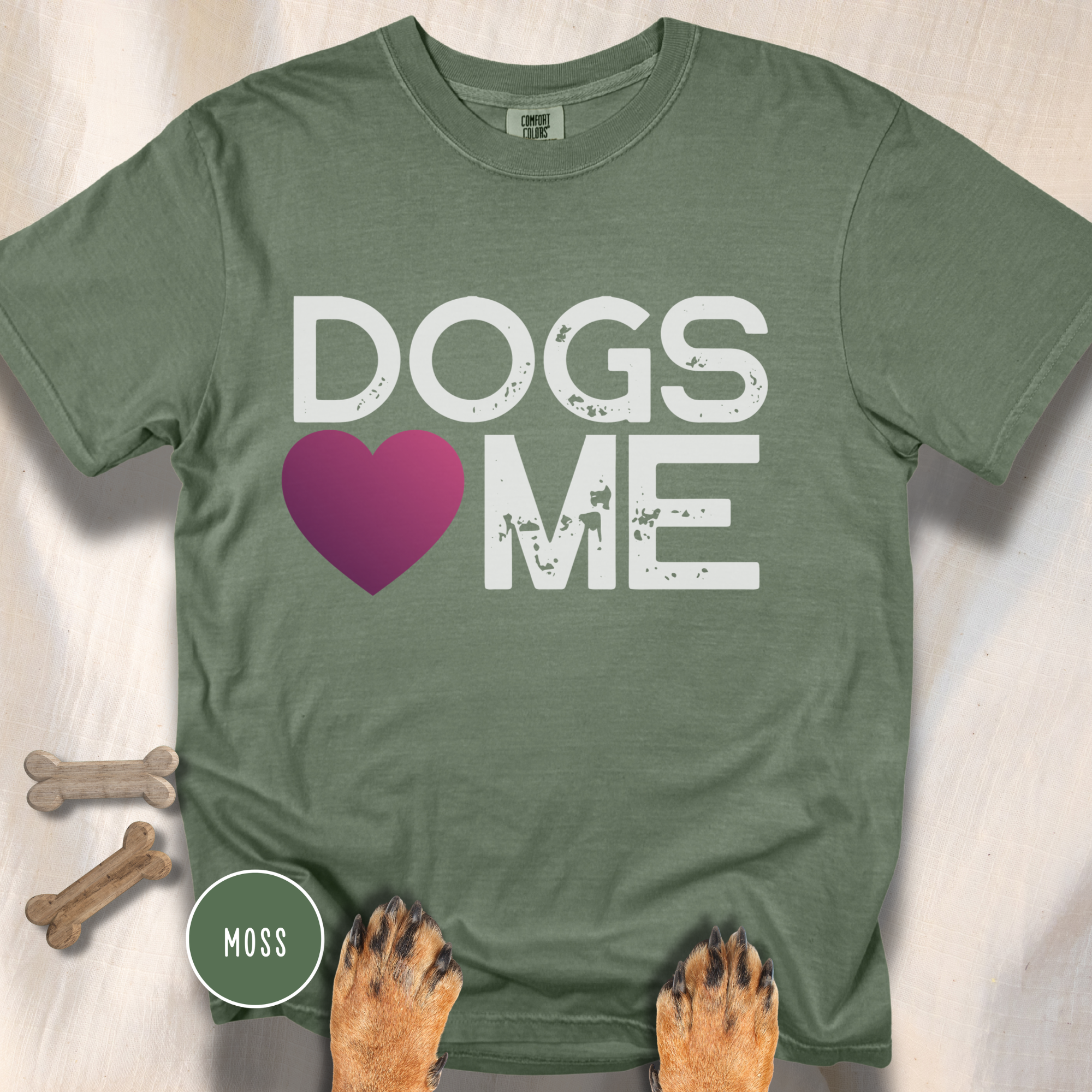 Dogs Love Me Statement T-shirt