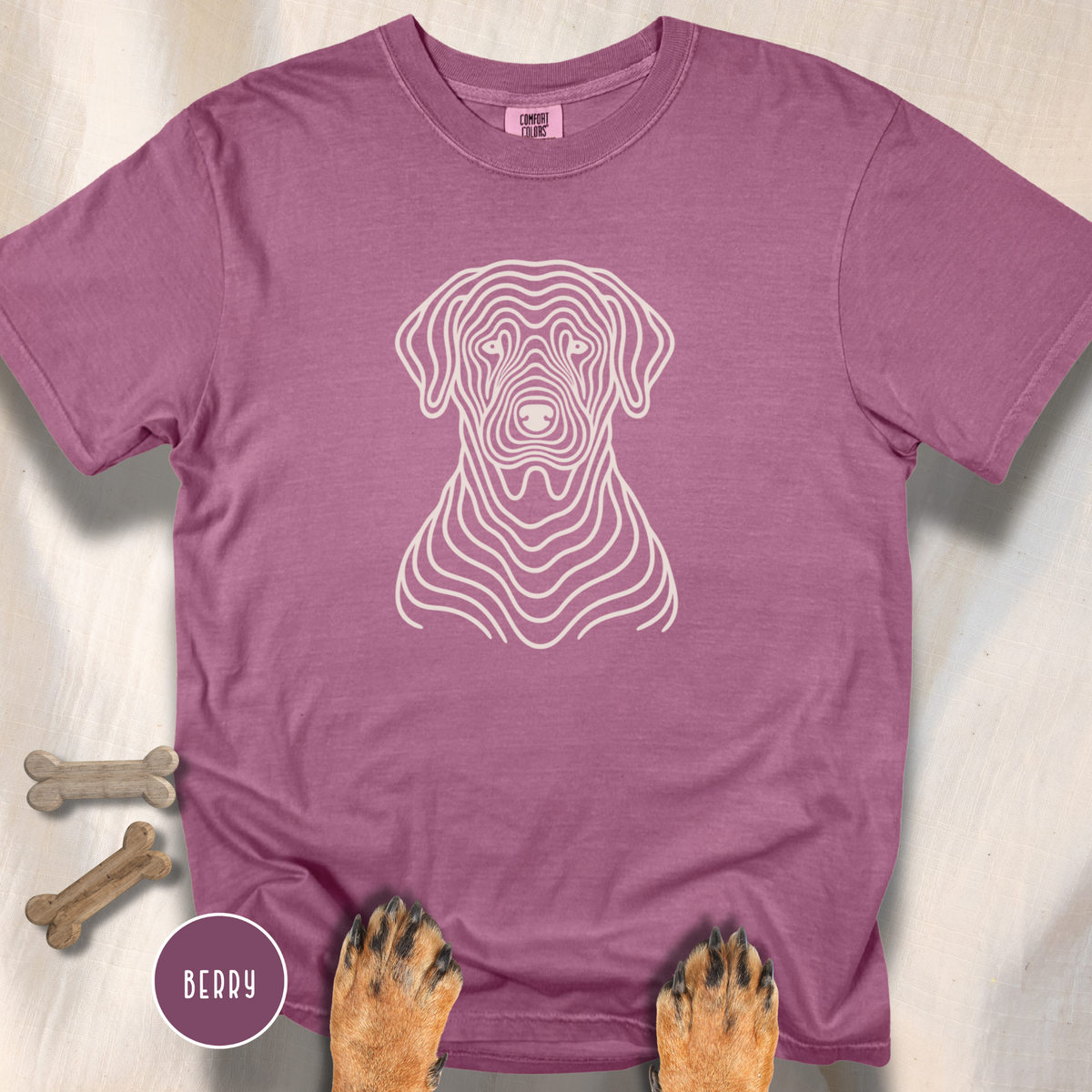 'Sup Pup Optical Art T-shirt