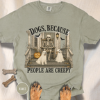 Dogs, Because People are Creepy Skeleton T-shirt