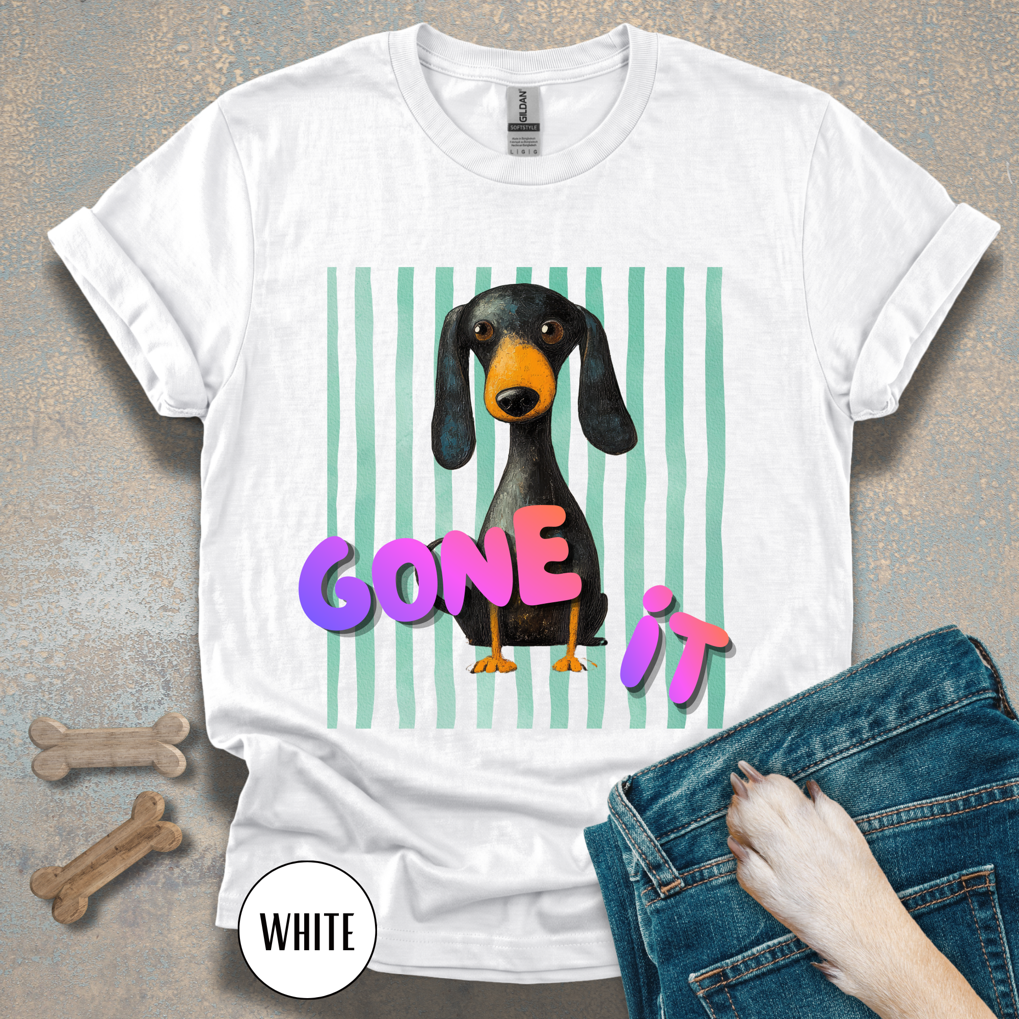 Dog Gone It Dachshund Graphic T-Shirt