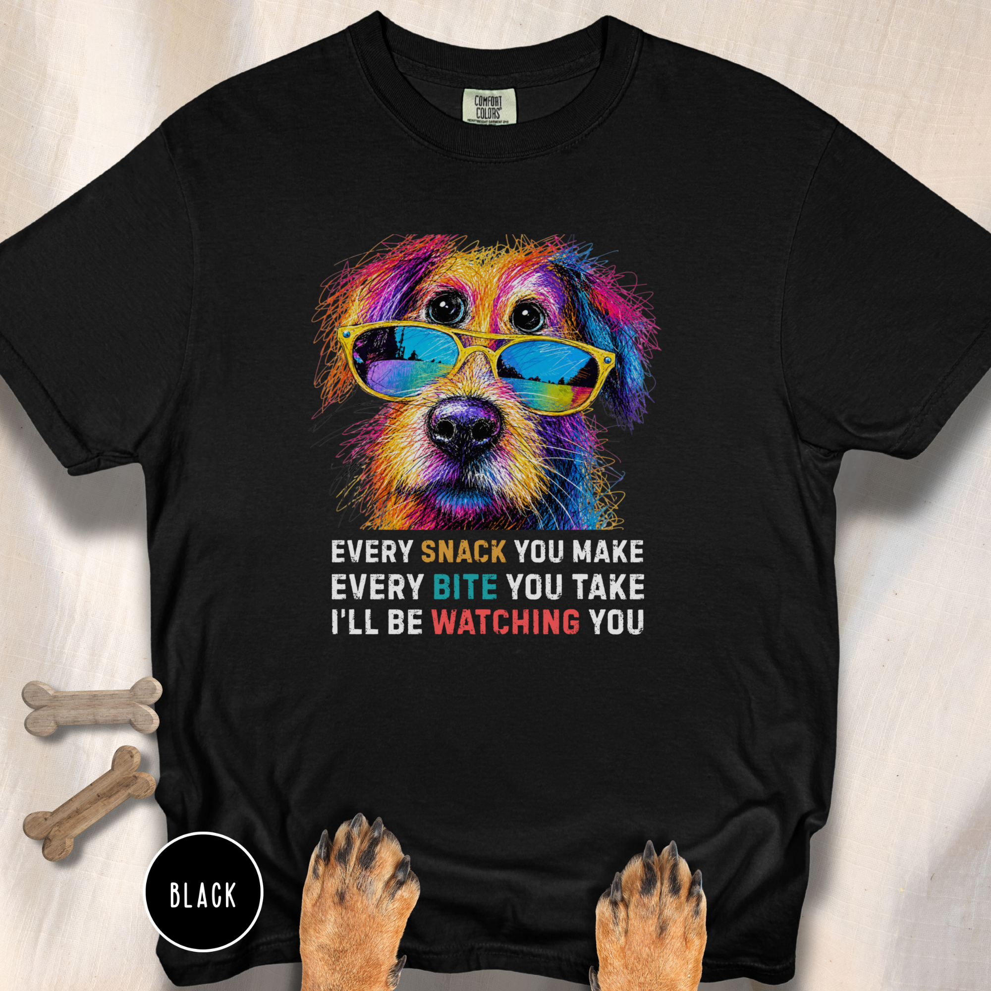 I'll Be Watching You Snack T-shirt