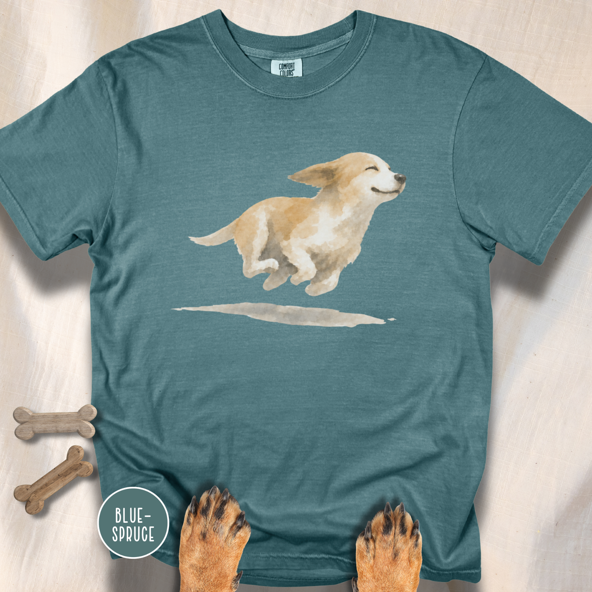 Dog Zoomies Watercolor T-Shirt