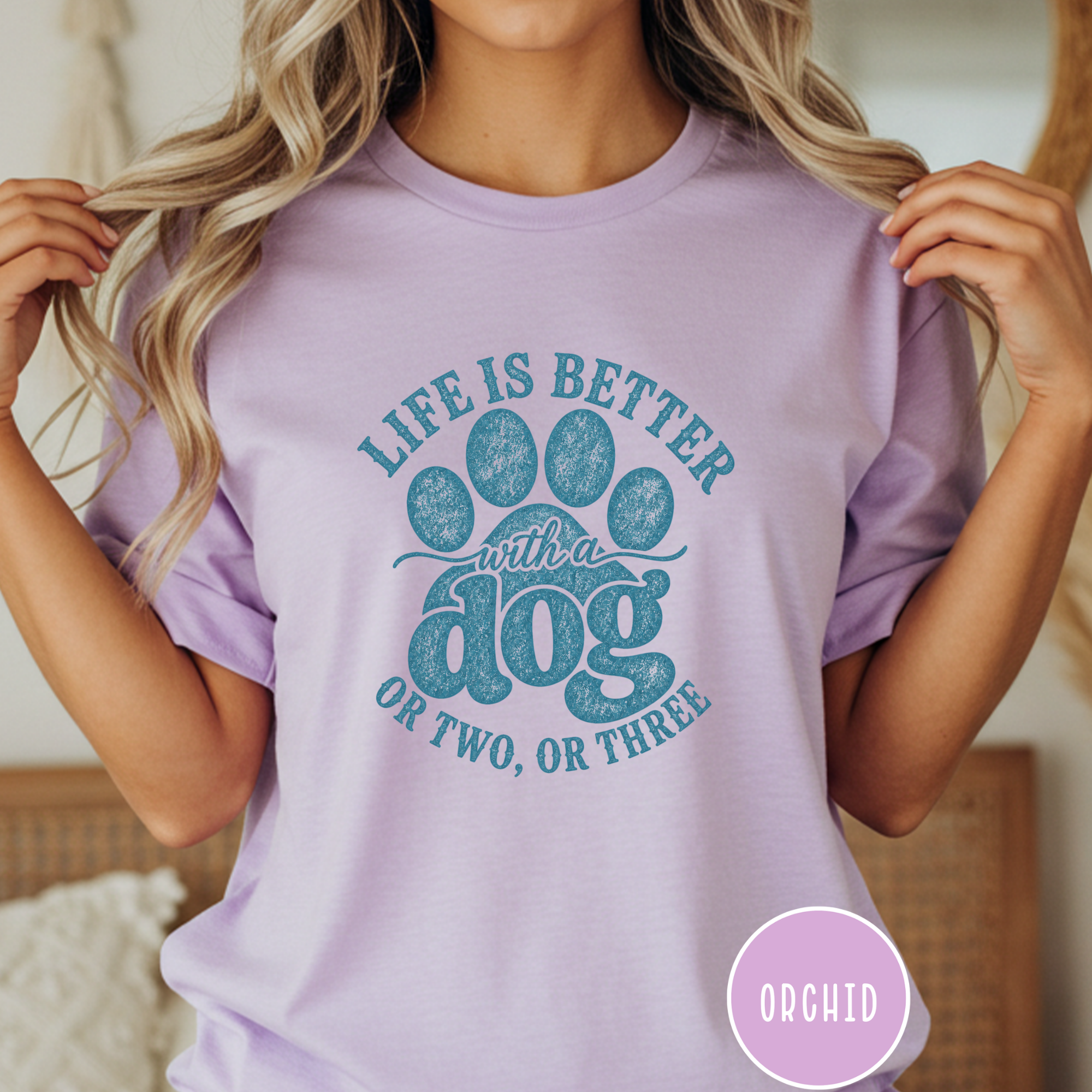Life is Better with a Dog or Two or Three T-shirt