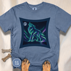 Aurora Borealis Wolf  T-Shirt