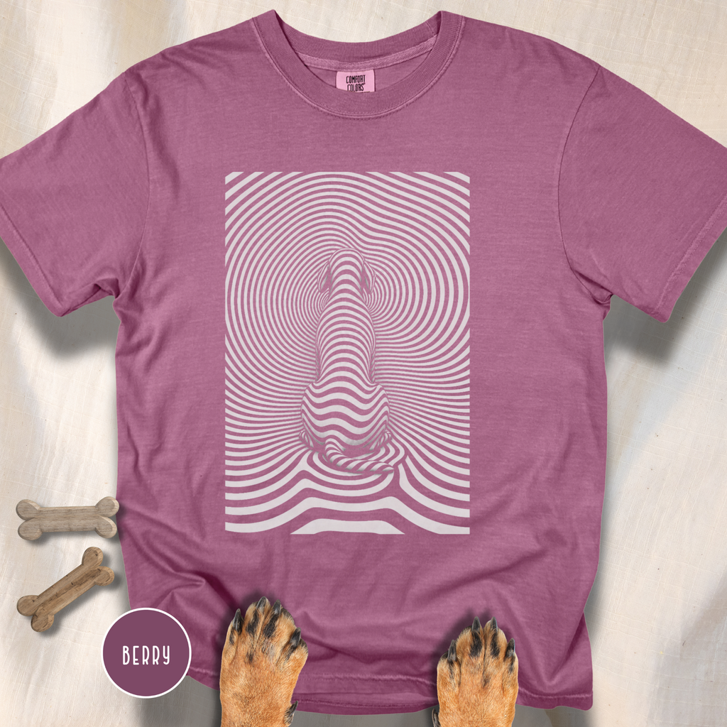 Gazing into Eternity Optical Art T-shirt