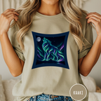 Aurora Borealis Wolf  T-Shirt