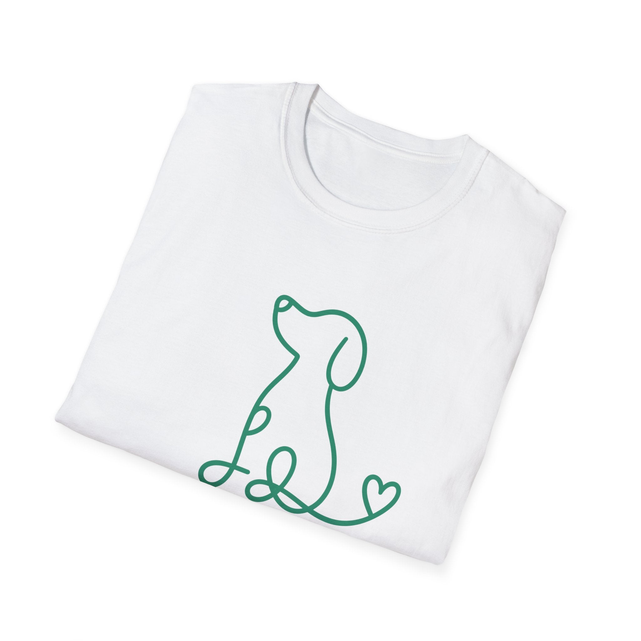 Doodle Dog-green- T-shirt