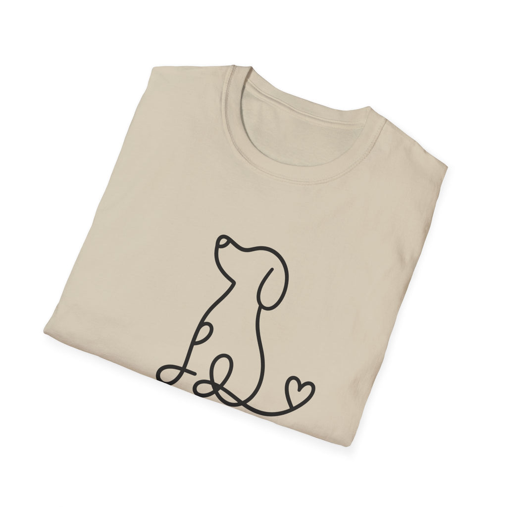 Doodle Dog-black- T-shirt