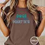 Dogs Books Martinis T-shirt