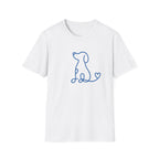 Doodle Dog-blue- T-shirt