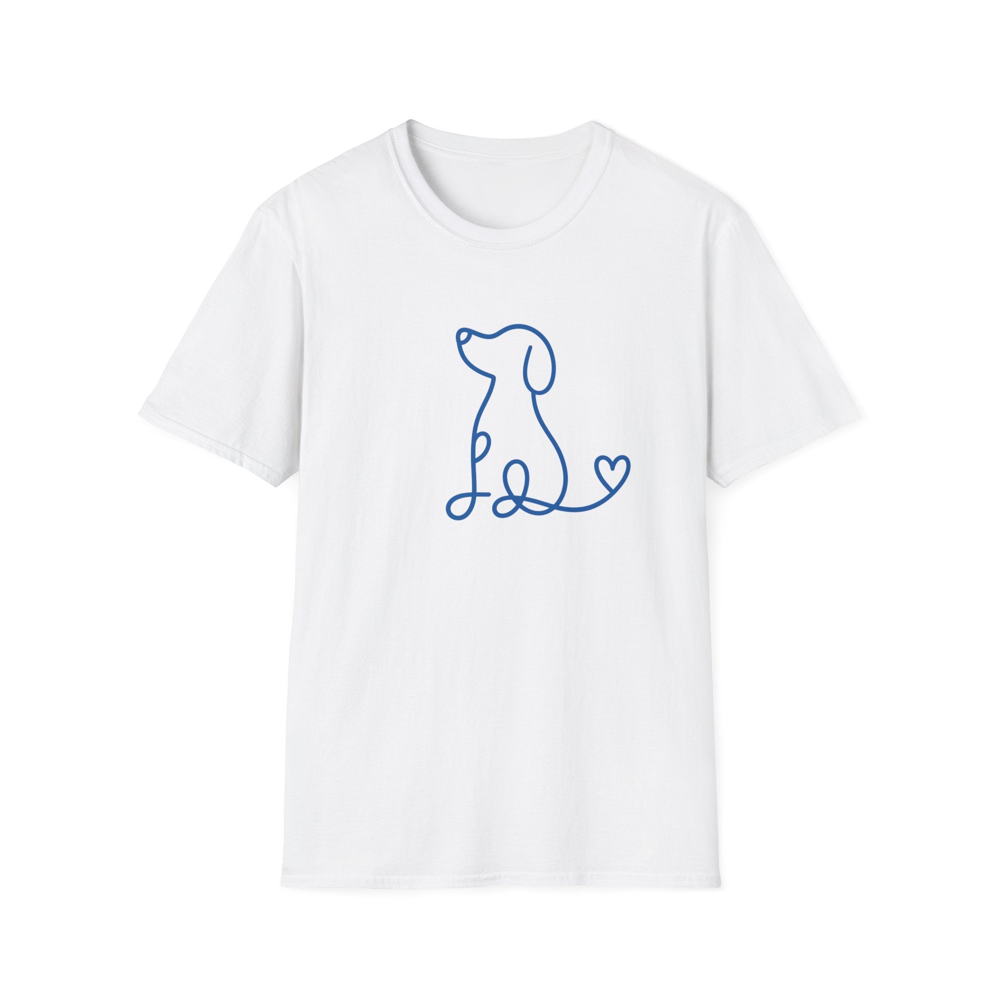 Doodle Dog-blue- T-shirt