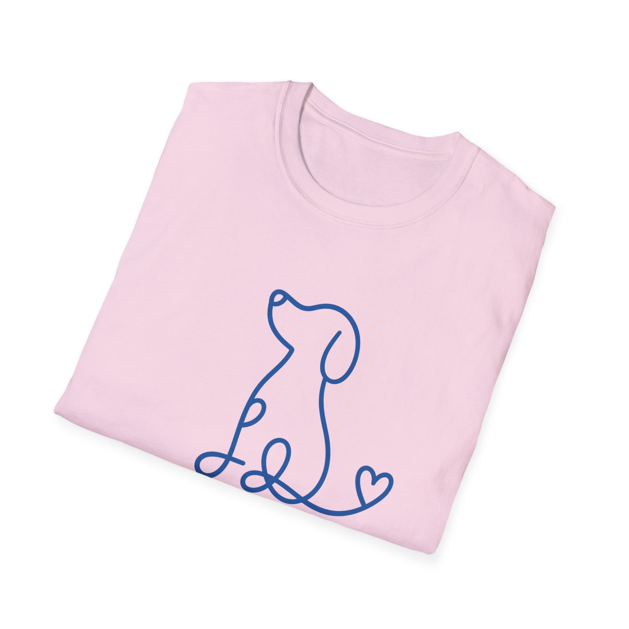 Doodle Dog-blue- T-shirt