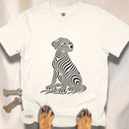 On My Wavelength Optical Art T-shirt