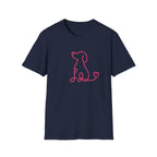 Doodle Dog-pink- T-shirt