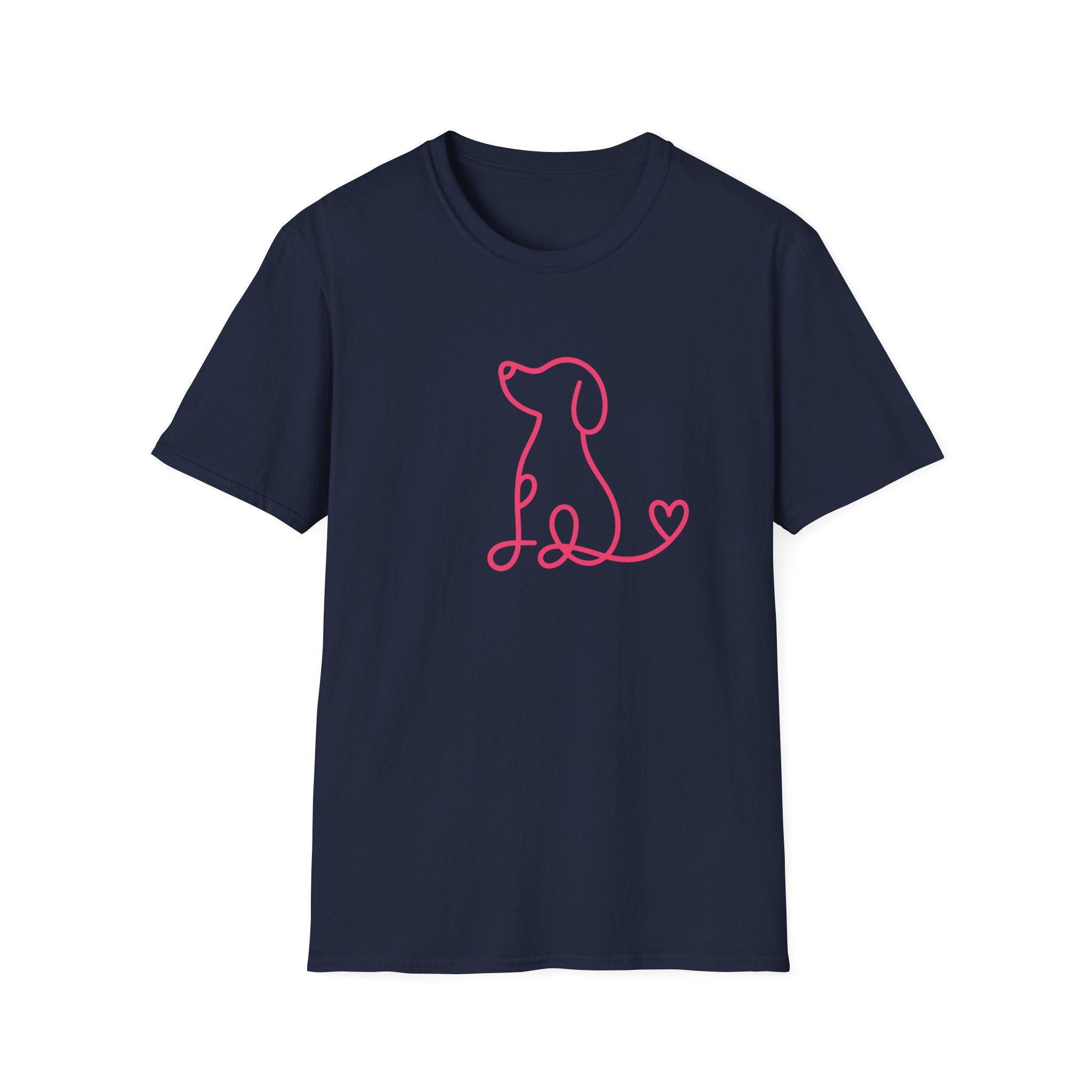 Doodle Dog-pink- T-shirt