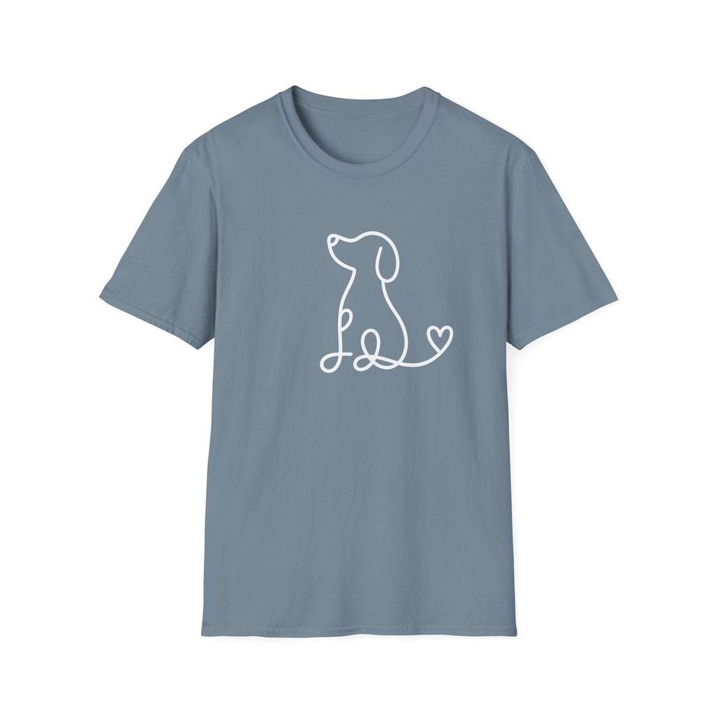 Doodle Dog-white- T-shirt