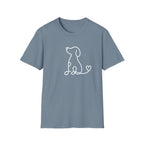 Doodle Dog-white- T-shirt
