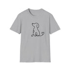 Doodle Dog-black- T-shirt