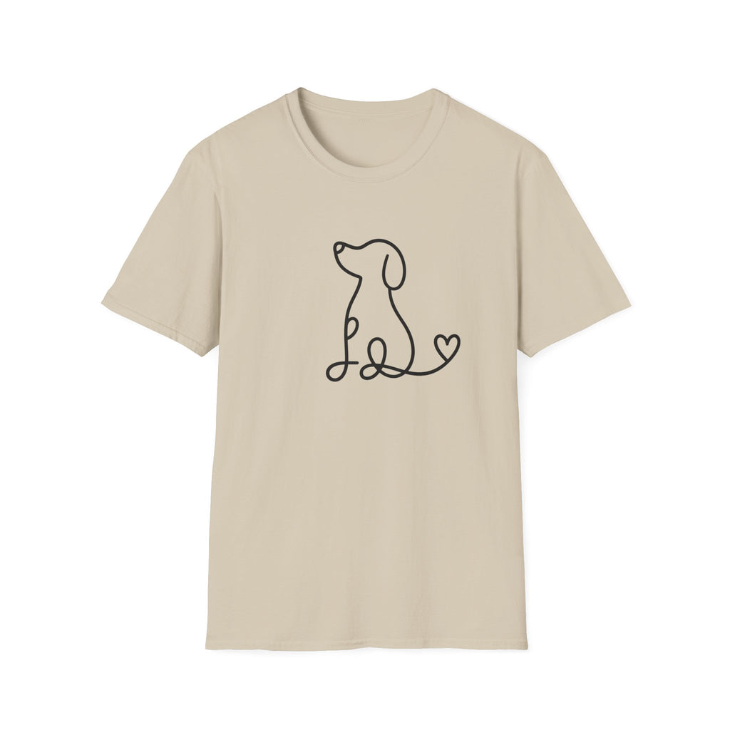 Doodle Dog-black- T-shirt