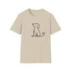 Doodle Dog-black- T-shirt