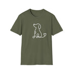 Doodle Dog-white- T-shirt