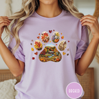 Fall in New England Dog Paw T-shirt