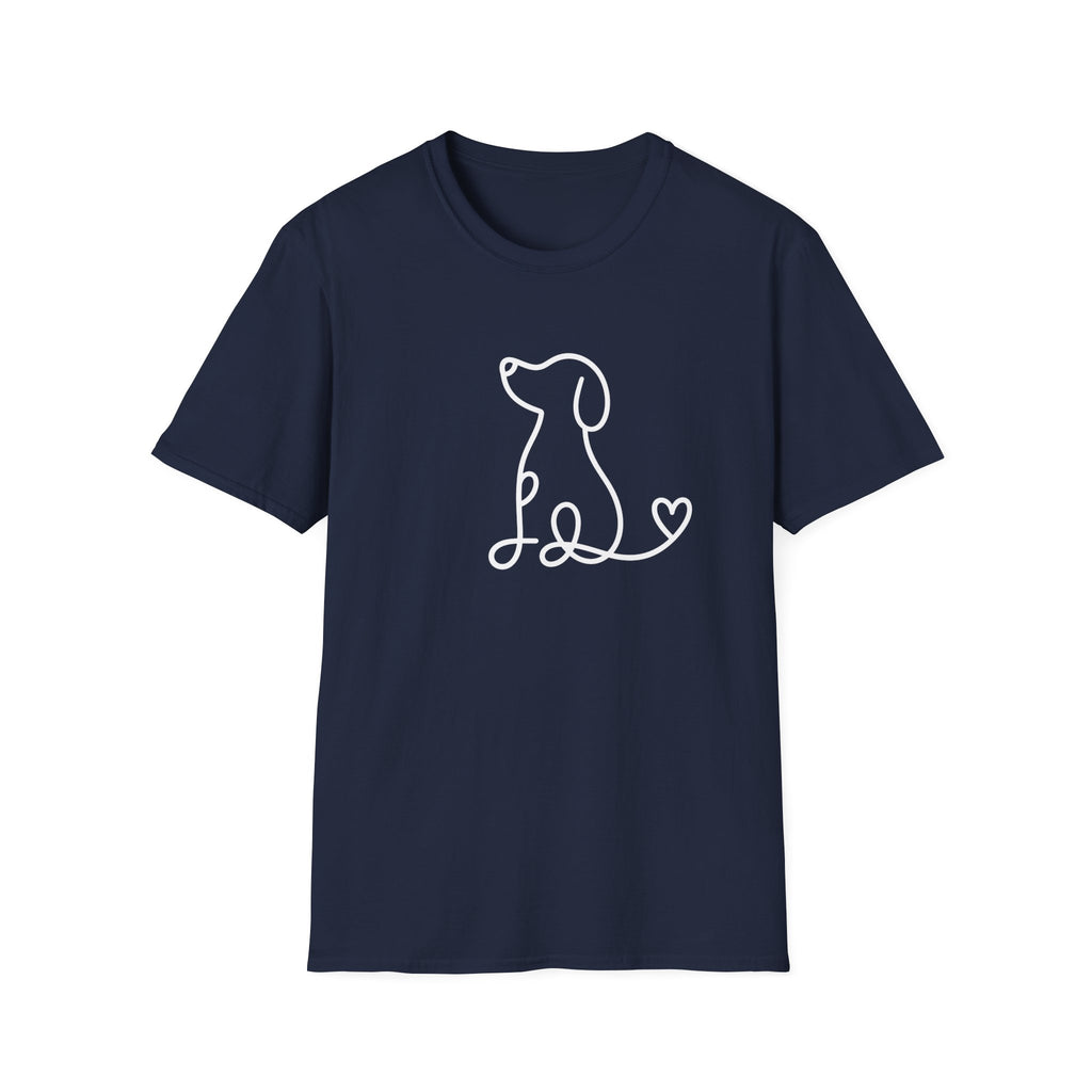 Doodle Dog-white- T-shirt