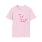 Doodle Dog-pink- T-shirt