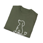 Doodle Dog-white- T-shirt