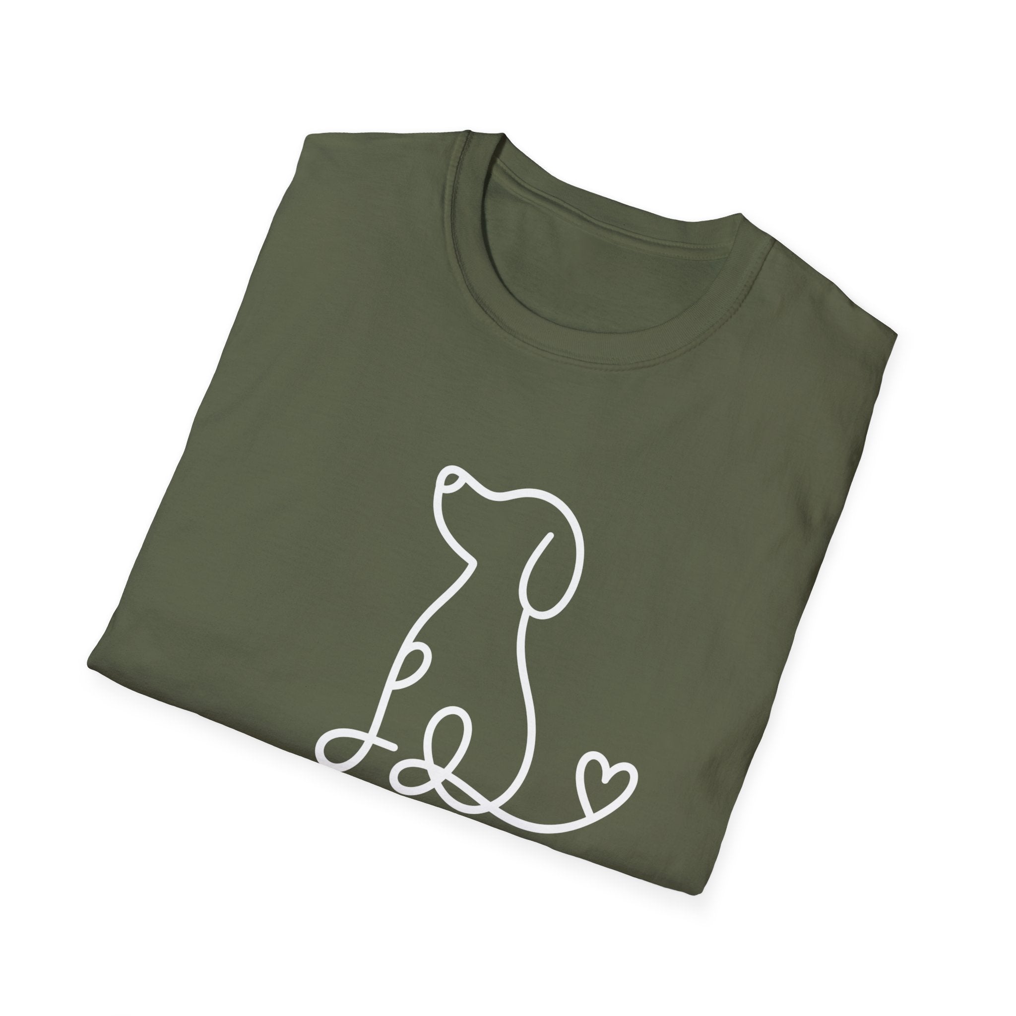 Doodle Dog-white- T-shirt