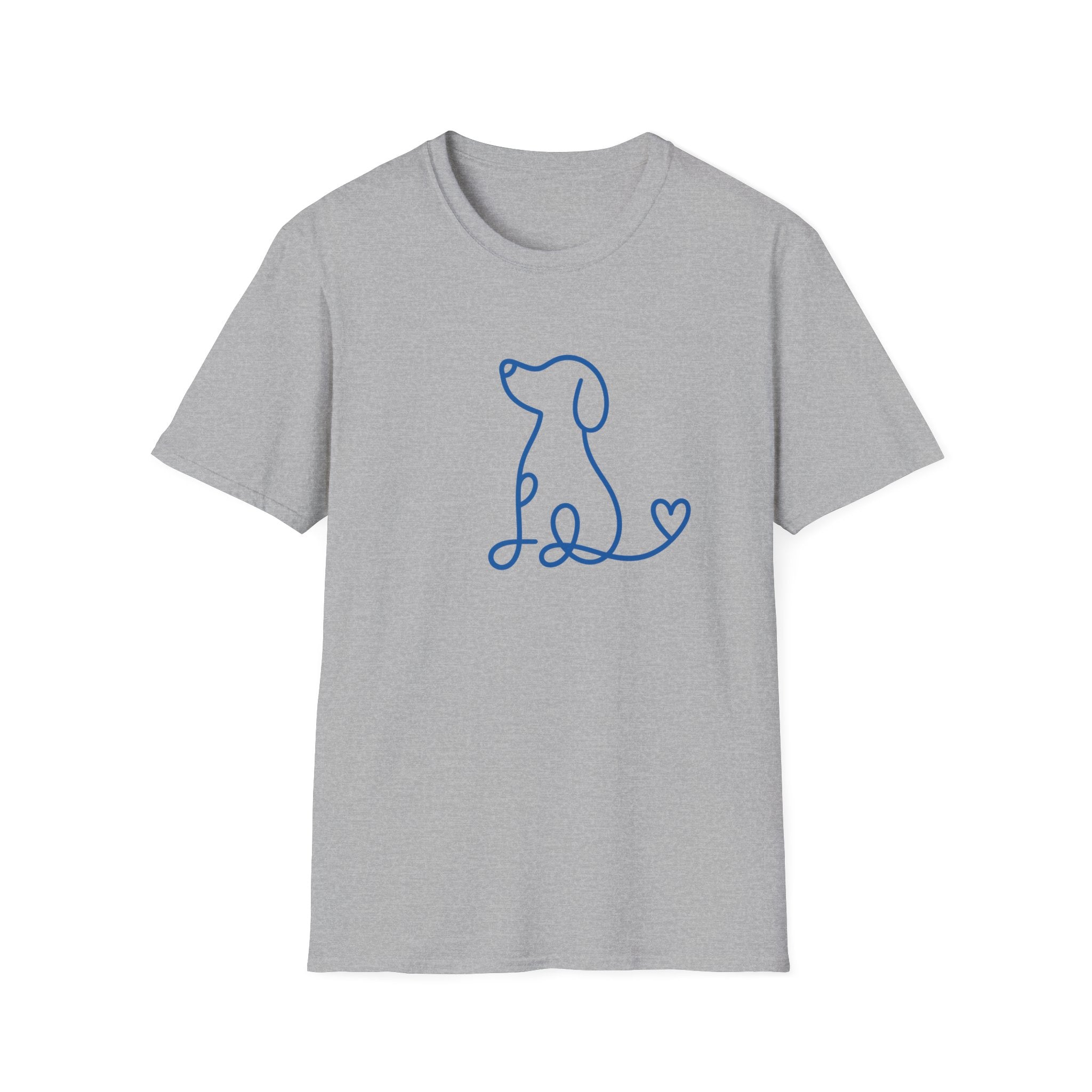 Doodle Dog-blue- T-shirt