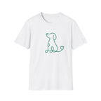 Doodle Dog-green- T-shirt